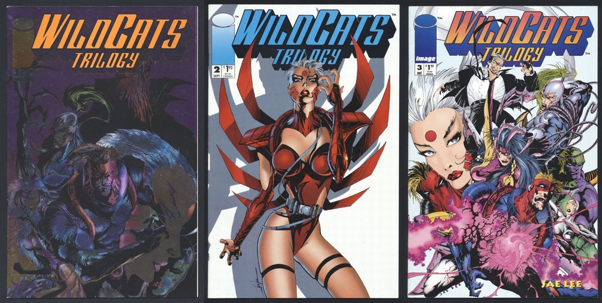 WildC.A.T.S Trilogy SET #1-3 VF/NM 1993 Image Jae Lee Comic Book