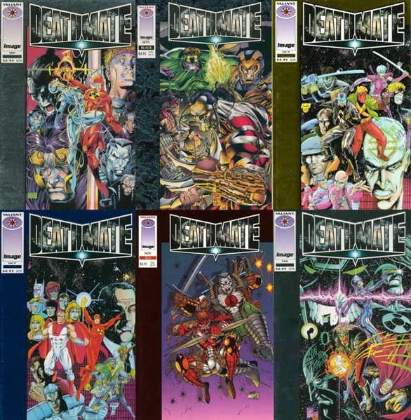 Deathmate SET #1-6 VF/NM 1993 Image Prologue Black Red Yellow Blue Epilogue