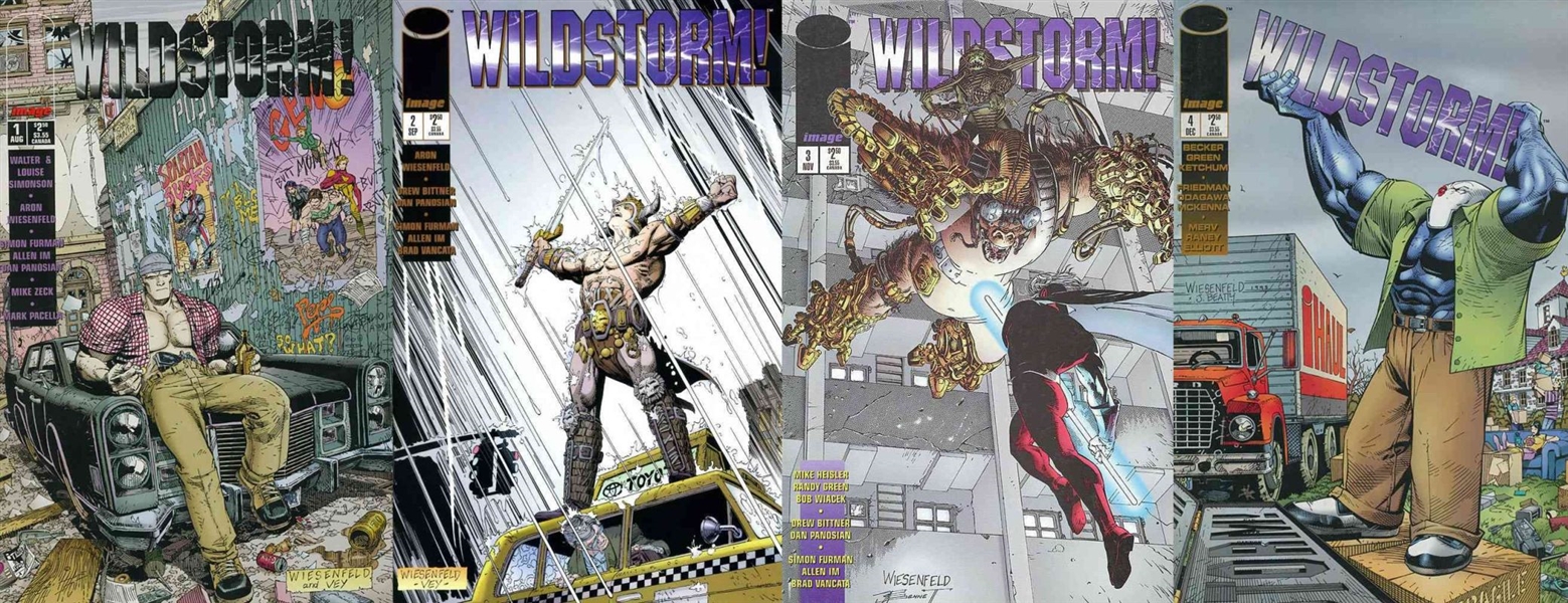 WildStorm! SET #1-4 NM 1995 Image Comic Book