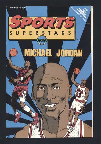 Sports Superstars #1 VF 1992 Revolutionary Michael Jordan Comic Book