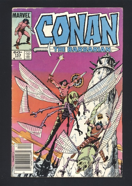 Conan the Barbarian #153 VG 1983 Marvel NEWSSTAND Comic Book