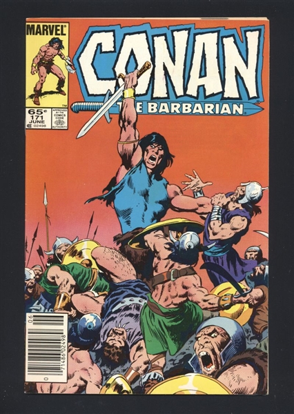 Conan the Barbarian #171 VF/NM 1985 Marvel NEWSSTAND Comic Book
