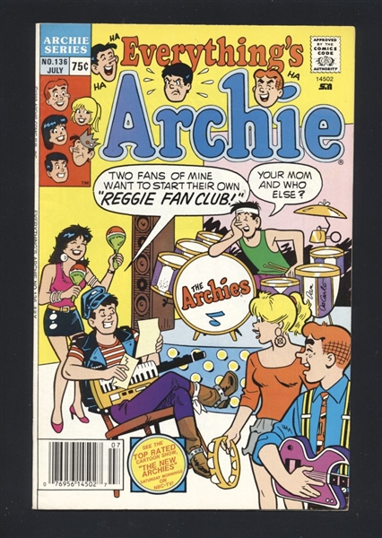 Everything's Archie #136 VF 1988 Archie Comic Book