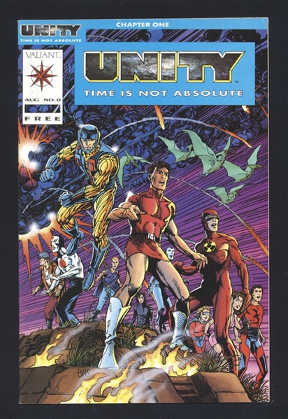 Unity #0 VF 1992 Valiant Comic Book