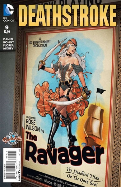 Deathstroke (V2) #9/A NM 2015 DC Bombshells Variant Comic Book