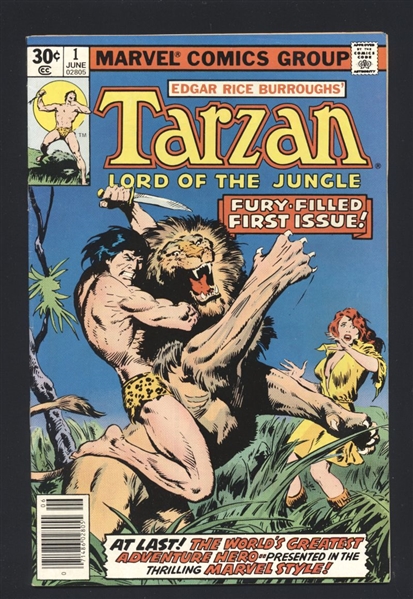 Tarzan (Marvel) #1 VF 1977 Marvel Comic Book