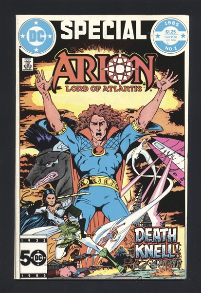 Arion, Lord of Atlantis Special Edition #1 VF 1985 DC Comic Book