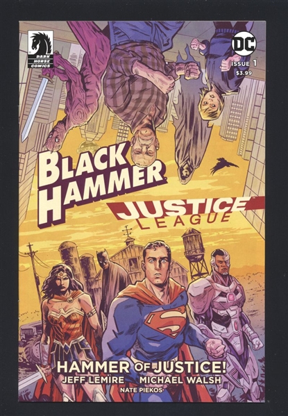 Black Hammer/Justice League: Hammer of Justice! #1/A NM 2019 DC Walsh Cover