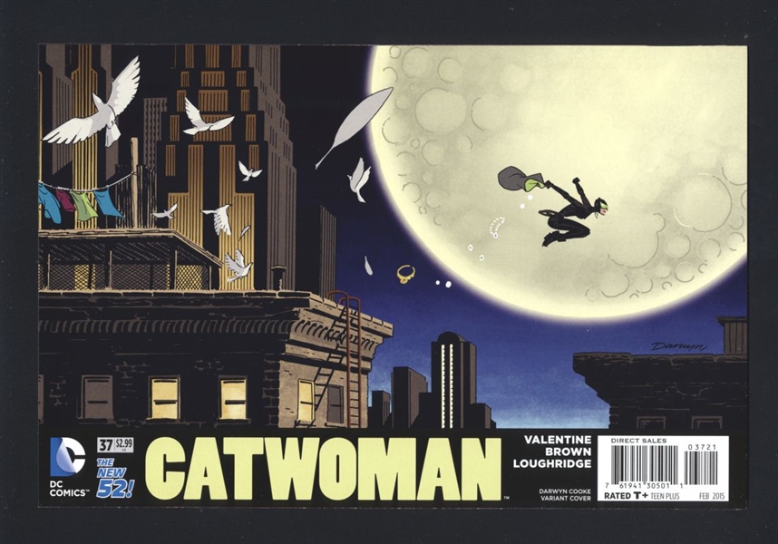 Catwoman (2011) #37/A NM 2015 DC Darwyn Cooke Variant Comic Book