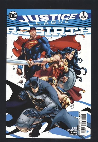 Justice League: Rebirth #1/A NM 2016 DC Madureira Variant Comic Book