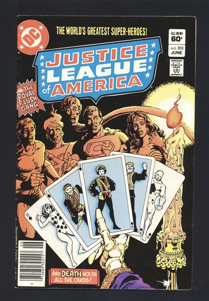 Justice League of America 203 Newsstand 1982 DC Comic Book