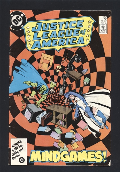 Justice League of America #257 VG 1986 DC Comic Book