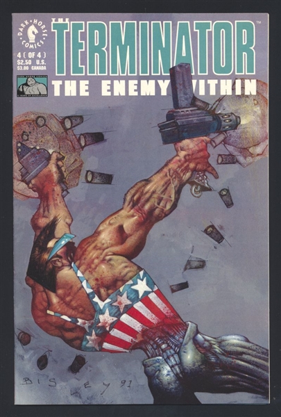 Terminator: The Enemy Within #4 NM 1991 Dark Horse Comic Book