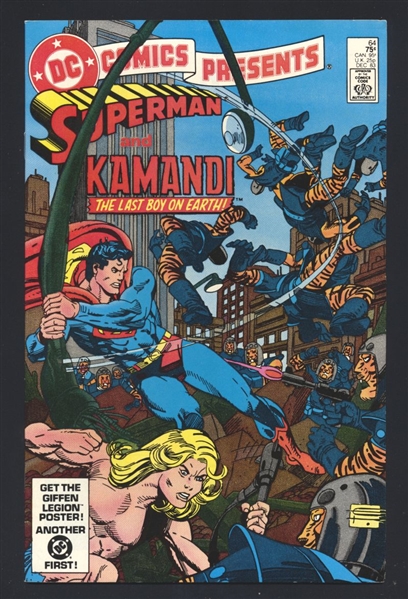 DC Comics Presents #64 VF/NM 1983 DC Superman and Kamandi Comic Book