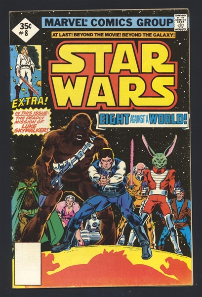 Star Wars #8 FN  Marvel 2nd Print Variant Comic Book