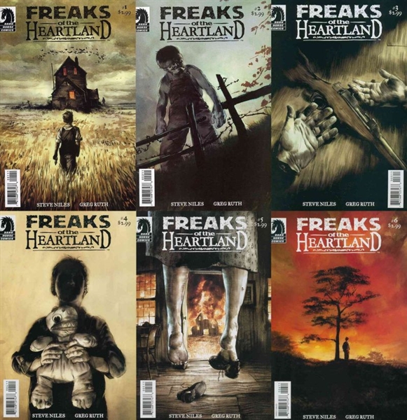 Freaks of the Heartland SET #1-6 NM 2004 Dark Horse Steve Niles Comic Book