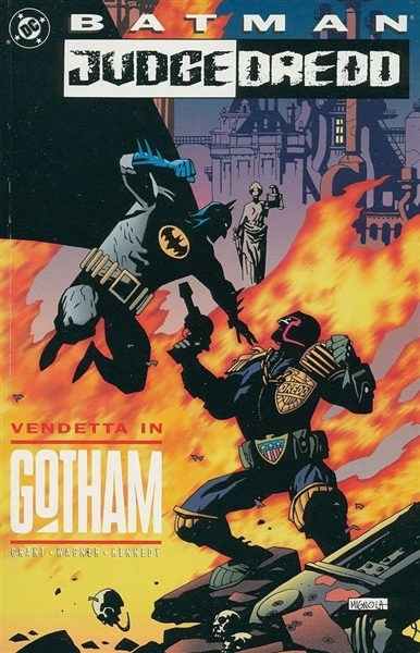Batman/Judge Dredd: Vendetta in Gotham #1 VF 1994 DC Comic Book