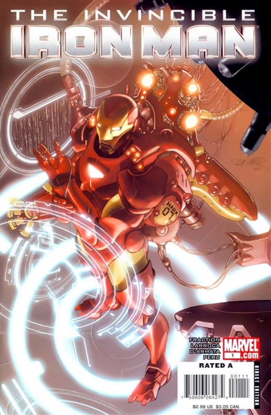 Invincible Iron Man #1/A NM 2008 Marvel Larroca Cover Comic Book