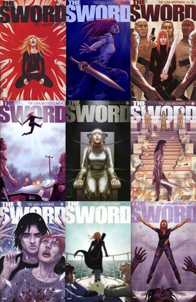 The Sword RUN #1-9 NM 2007 Image Jonathan Luna Comic Book