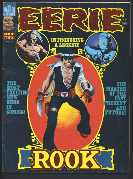 Eerie (Magazine) #82 FN 1977 Warren Origin of Rook Comic Book