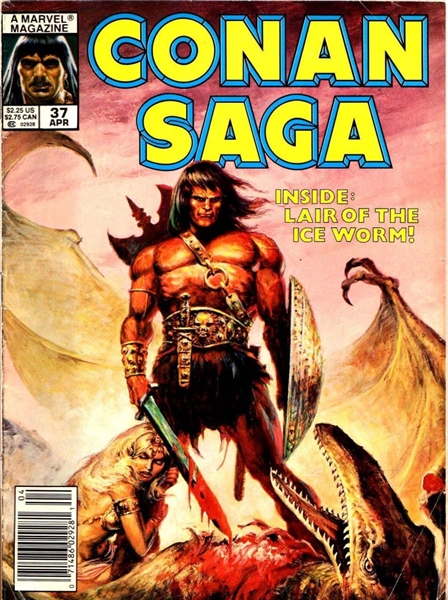 Conan Saga #37 G 1990 Marvel Comic Book