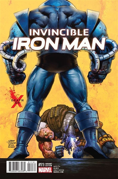 Invincible Iron Man (V2) #11/A NM 2016 Marvel Juan Gedeon Death of X Variant