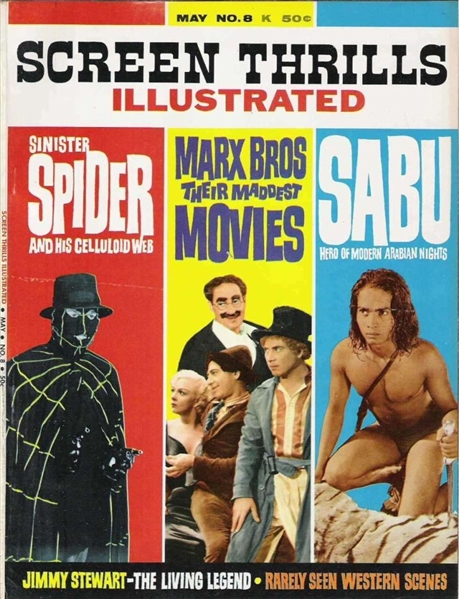 Screen Thrills Illustrated #8 FN 1964 Warren Magazine Comic Book