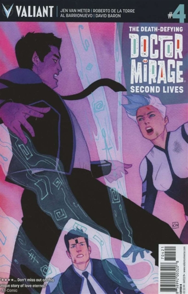 Death-Defying Doctor Mirage: Second Lives #4/B VF/NM  Valiant Comic Book