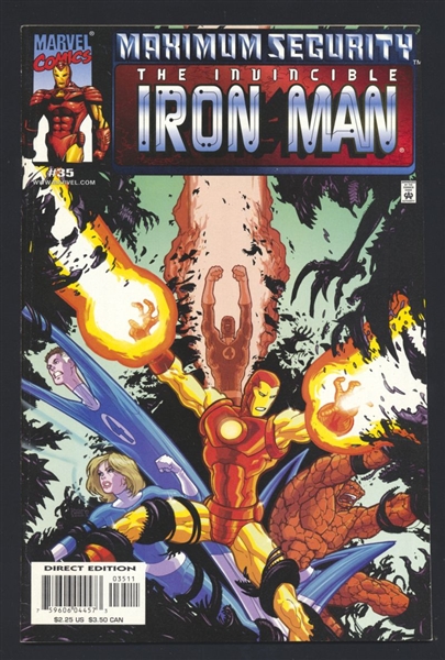 Iron Man (V3) #35 VF/NM 2000 Marvel Maximum Security Power p3 Comic Book