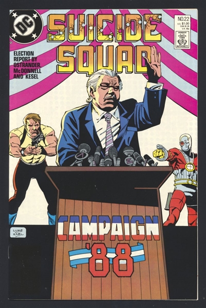 Suicide Squad #22 VF/NM 1989 DC Campaign '88 Comic Book