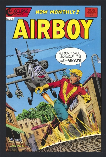 Airboy #34 NM 1987 Eclipse Comic Book