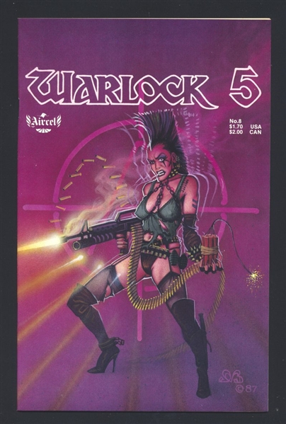 Warlock 5 #8 VF/NM 1987 Aircel Comic Book