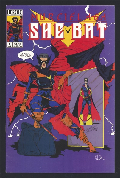 Murciélaga She-Bat #1 FN 1993 Heroic Publishing Daerick Gross Comic Book