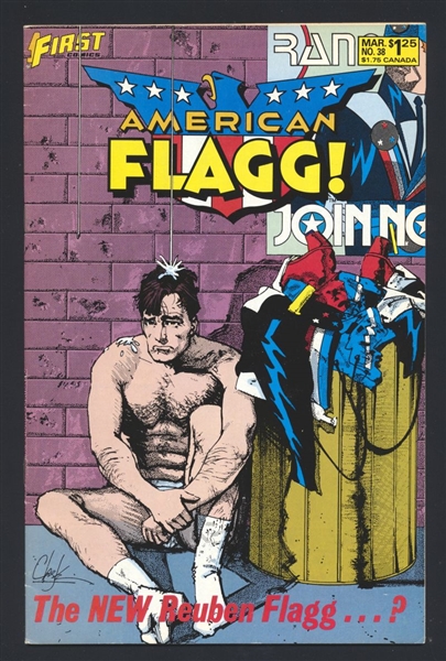 American Flagg #38 VF 1987 First Comics Howard Chaykin Comic Book