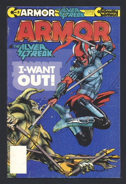 Armor #3 FN 1987 Continuity Neal Adams Comic Book