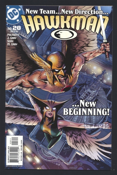 Hawkman (2002) #28 VF/NM 2004 DC Greg Land Cover Comic Book