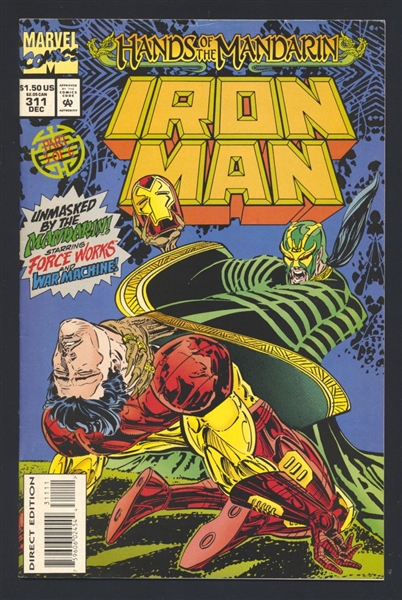 Iron Man #311 VF 1994 Marvel Hands of the Mandarin p3 Comic Book