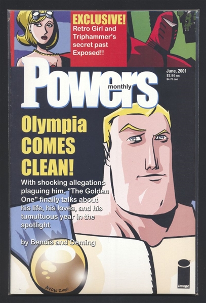 Powers #12 VF/NM 2001 Image Brian Michael Bendis Comic Book