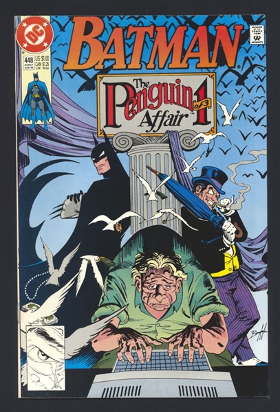 Batman #448 VF 1990 DC Penguin Affair p1 Comic Book