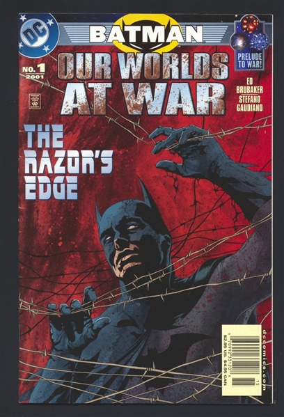 Batman: Our Worlds at War #1 VF 2001 DC Jae Lee Cover Comic Book