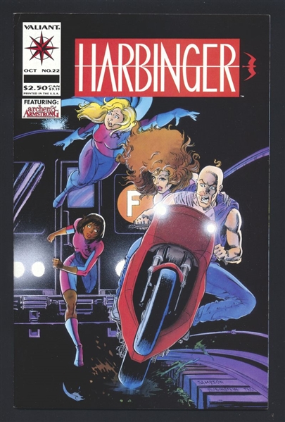 Harbinger #22 VF/NM 1993 Valiant Comic Book