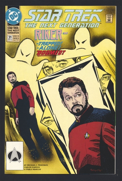 Star Trek: The Next Generation #31 VF 1992 DC Comic Book