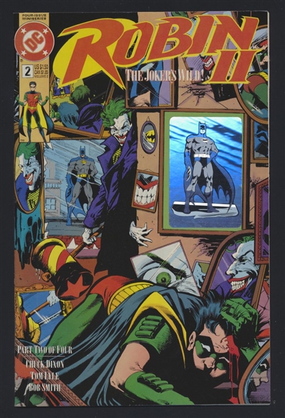 Robin II #2/A NM 1991 DC Tom Mandrake Hologram Cover Comic Book