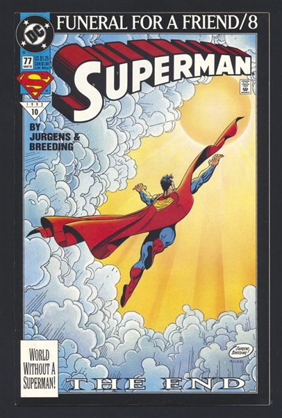 Superman (V2) #77 NM 1993 DC Funeral For A Friend p8 Comic Book