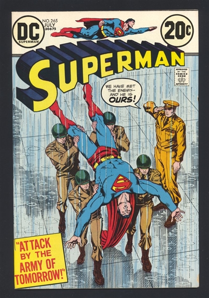 Superman #265 FN 1973 DC Comic Book