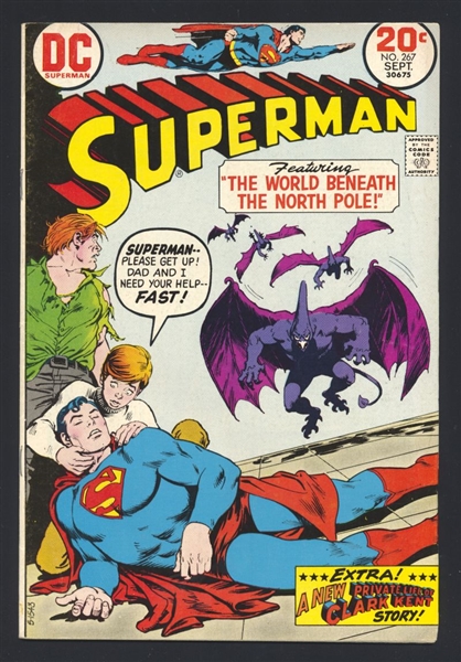 Superman #267 FN 1973 DC Comic Book