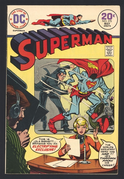 Superman #275 FN 1974 DC Comic Book