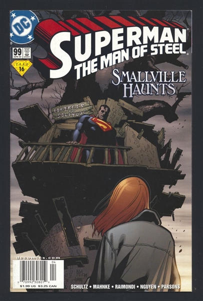 Superman: The Man of Steel #99 VF 2000 DC NEWSSTAND Comic Book
