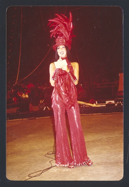 1970s CHER Live In Concert Vintage Original Photo GODDESS OF POP AUTO-TUNE nb