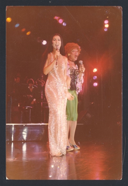 1979 CHER Atlantic City Live Concert Vintage Original Photo GODDESS OF POP nb